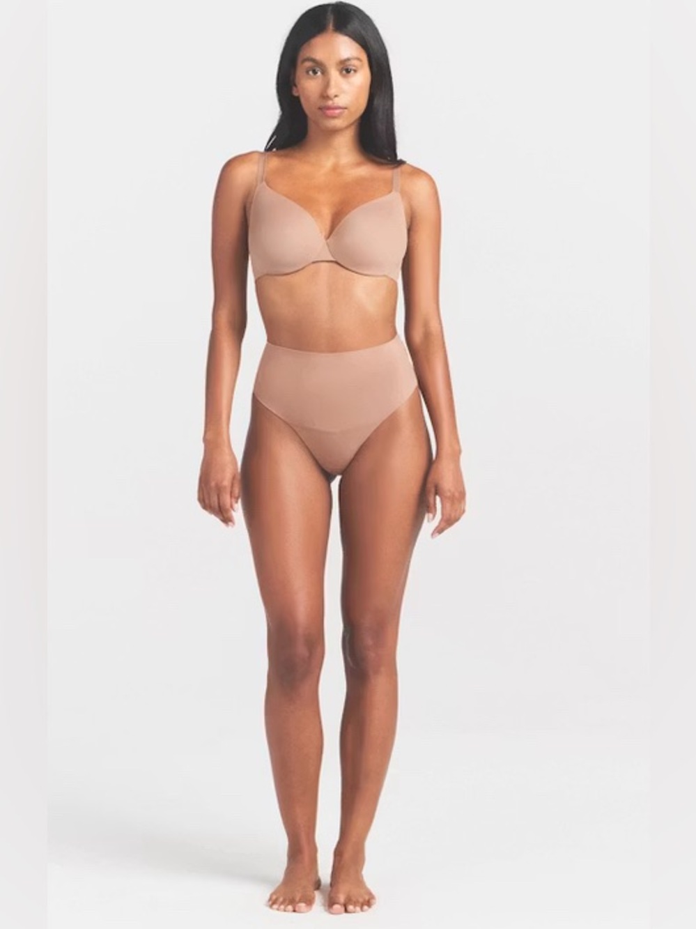 SKIMS Smoothing Intimates High Waisted Thong Small•Sienna•BNWT•